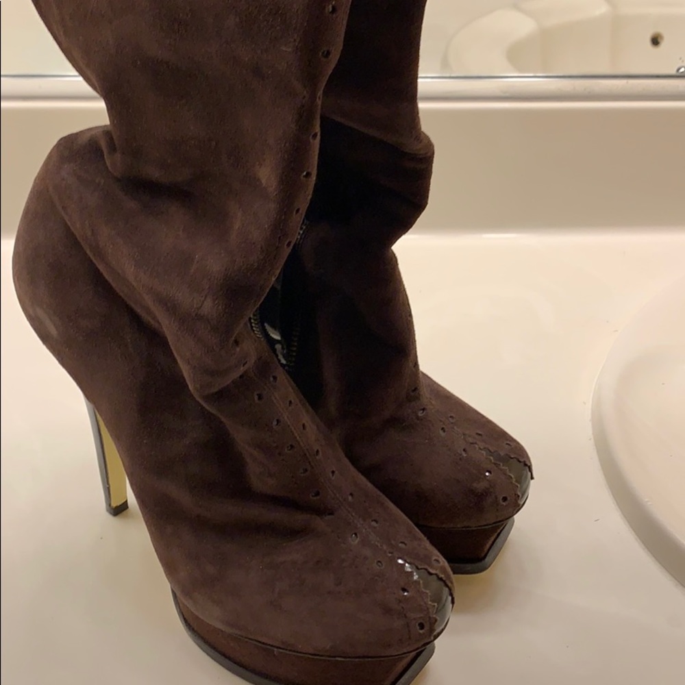 Bebe women’s suede boots